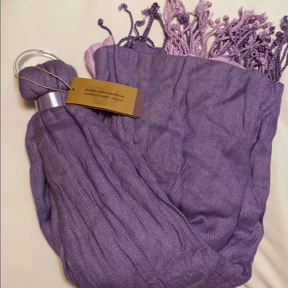 Pier 1 Purple Ombré Pashmina
